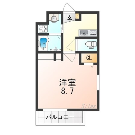 堺東駅 徒歩9分 3階の物件間取画像